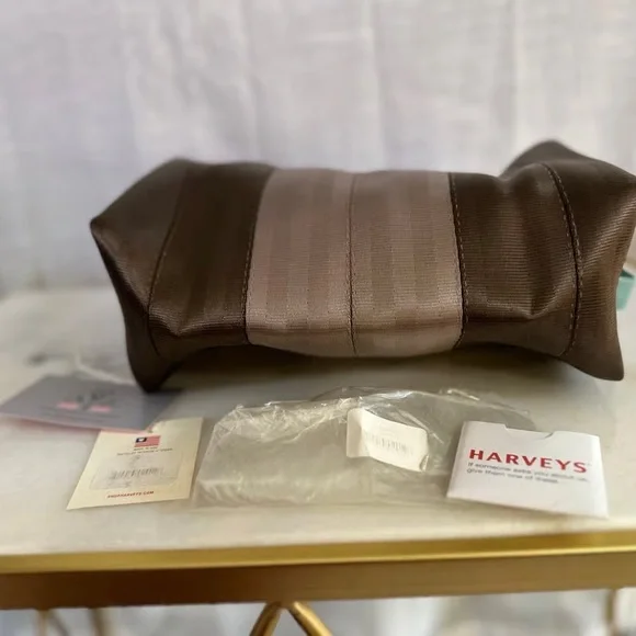 Harveys Brown and Tan Toiletry Bag - Picture 2 of 4